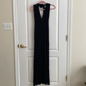 Womens black halter dress size small/medium
